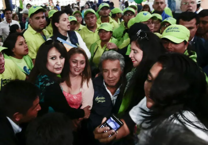 Lennin Moreno, aspira a ser el sucesor de Rafael Correa. FOTO/EFE 
