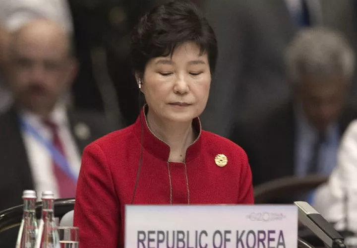 Park Geun-hye, está involucrada en un escándalo de corrupción. FOTO/AP