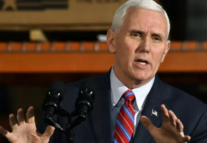 Vicepresidente de Estados Unidos, Mike Pence.