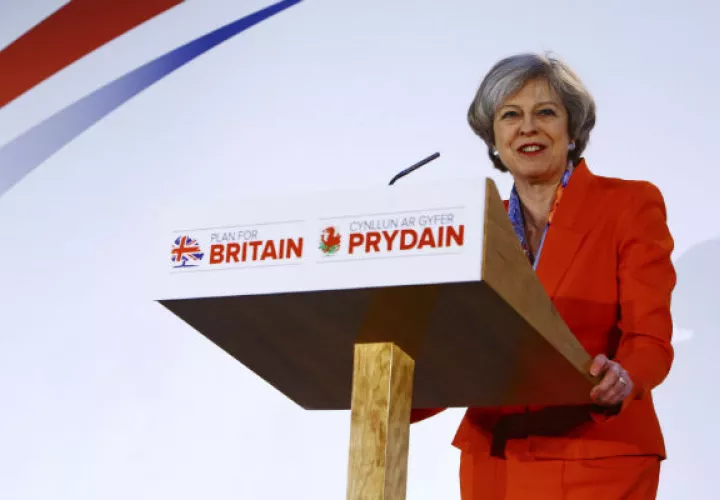 Theresa May,  primera ministra británica. Foto/ EFE