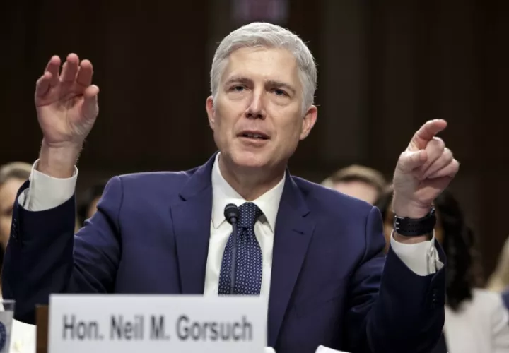 Neil Gorsuch, nominado para el Supremo. /Foto AP
