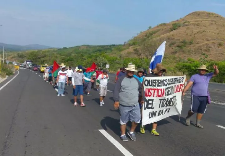 Los "palancas" chiricanos  ya se encuentran en la provincia de Veraguas. /Foto José Vásquez 