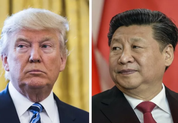 El presidente estadounidense, Donald Trump (izq.), y su homólogo chino, Xi Jinping /Foto Efe