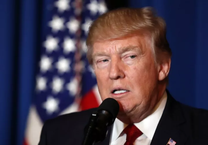 El presidente Donald Trump, toma un aire político con sus medidas contra Siria. AP