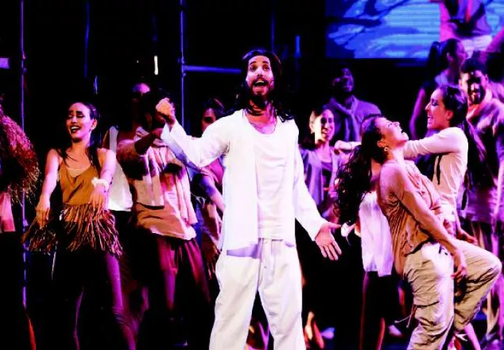 En opinión de Leonte Bordanea, Jesús, su responsabilidad dentro de un musical fue ser 'un revolucionario de la paz y al amor'. Archivo