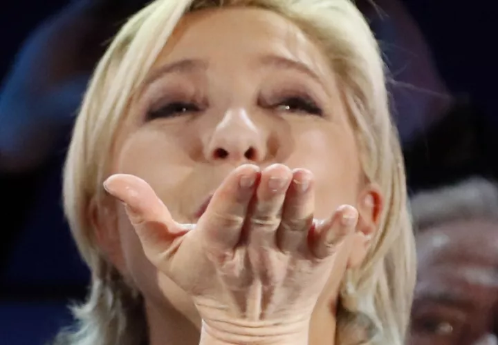 Candidata Marine Le Pen. /Foto AP