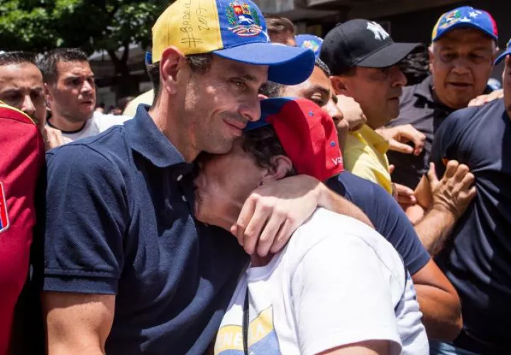 El líder opositor Henrique Capriles, duda del apoyo de José Luis Rodríguez Zapatero. /Foto EFE