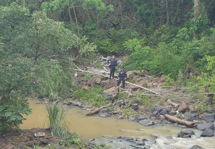 Lugar donde se encontró al bebé. Foto. Raimundo Rivera. 