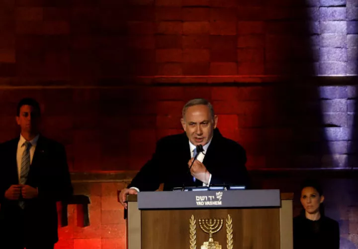 El primer ministro israelí Benjamin Netanyahu , profirió amenazas. FOTO/AFP