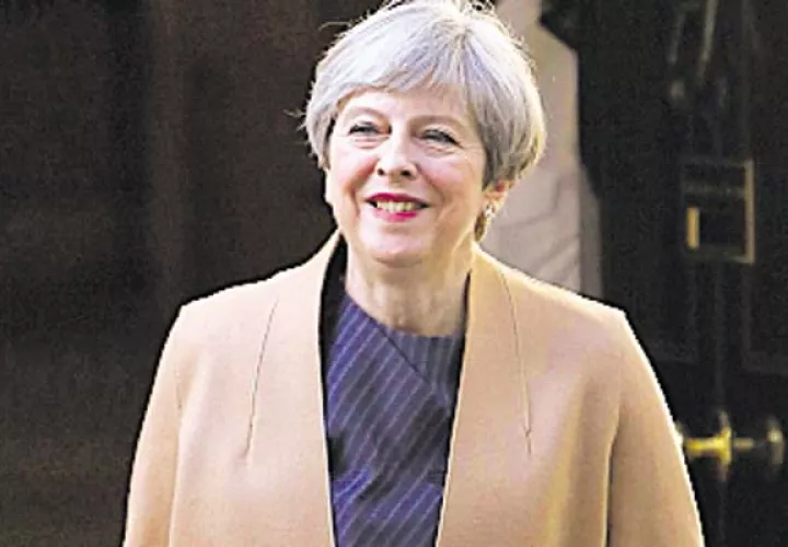 Primera ministra Theresa May. /Foto AP