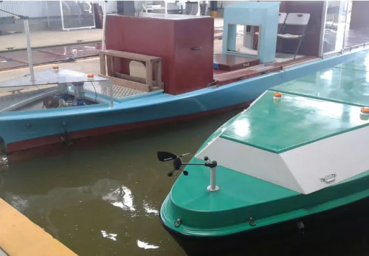 El nuevo buque es el Stream LNG de 11.88 metros de eslora, 1.95 metros de manga, 0.46 metros de calado y 6.2 toneldas de despalzamiento. Foto/Víctor Arosemena