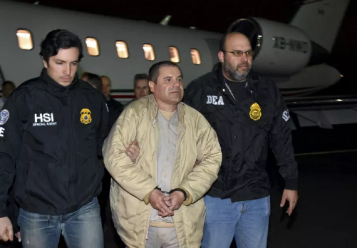  Joaquín "El Chapo" Guzmán, desde el 20 de enero está en una cárcel de alta seguridad en Nueva York.