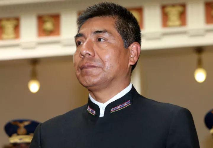 Fernando Huanacuni, ministro de Relaciones Exteriores de Bolivia. Foto: EFE