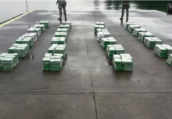El cargamento de droga.  