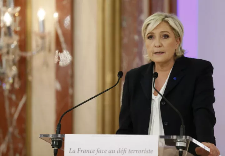  Marine Le Pen anuló sus compromisos electorales. Foto/ AFP