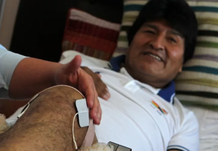 Evo Morales iba ser operado el 8 de abril. 