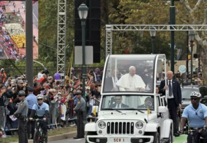 El papa Francisco en su visita a EE.UU. en 2015. FOTO/EFE