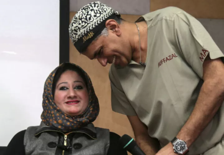 Hermana de Eman Ahmed abd el Aty. Foto/ EFE