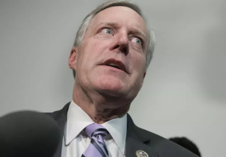 Mark Meadows, presidente del ultraderechista Caucus de la Libertad. Foto: EFE