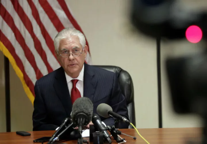 El secretario de Estado, Rex Tillerson, dijo que en las próximas horas se tomarán medidas. FOTO/AP
