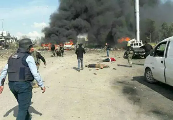 Decenas de civiles fallecieron y resultaron heridos, la mayor parte de ellos niños y mujeres, de las familias de Fua y Kefraya. FOTO/AP