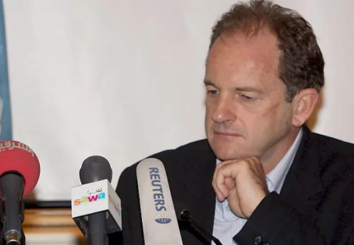 El representante de Naciones Unidas, David Shearer. Foto: EFE/Archivo