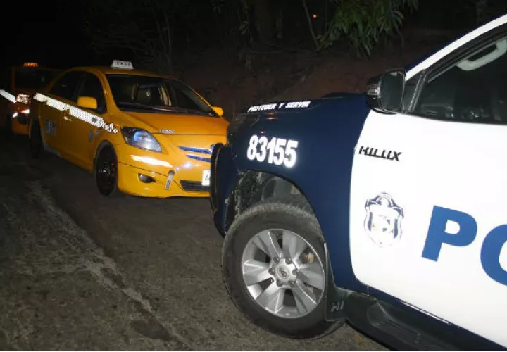 Policía busca asesinos de taxista. Foto: Eric A. Montenegro 