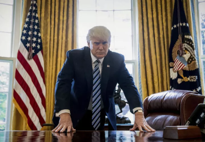 El sábado 29 de abril Donald Trump llega a los 100 días de mandato. FOTOAP