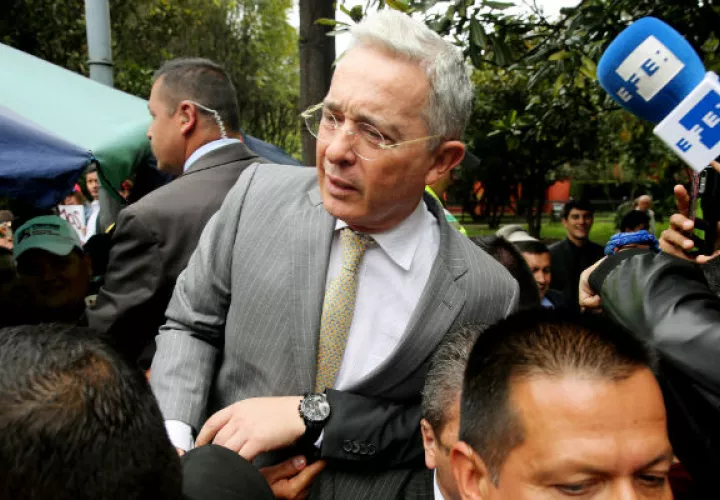 Expresidente colombiano Álvaro Uribe. Foto: EFE