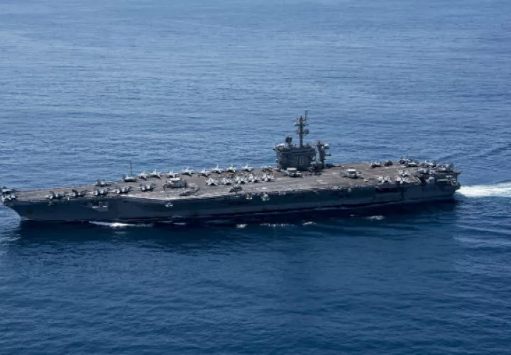 El jefe del Pentágono Jim Mattis dijo el 11 de abril que el USS 'Carl Vinson' estaba "en camino" hacia la península. FOTO/EFE 