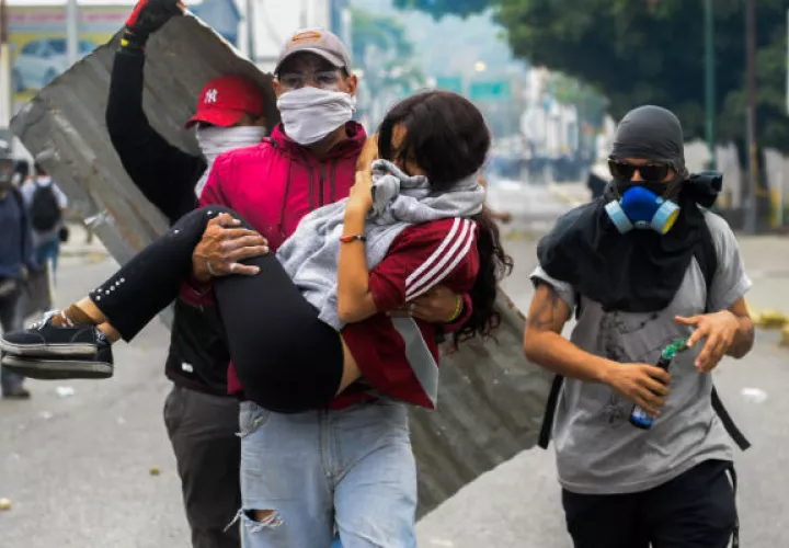 Los Gobiernos de 11 países de América Latina, le reclaman a Maduro que "impida cualquier acción de violencia en contra de los manifestantes". FOTOS/AFP