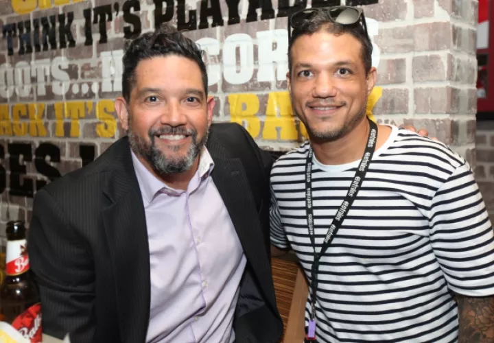 2. Charlie Bárcenas y Tomás A. Medina.