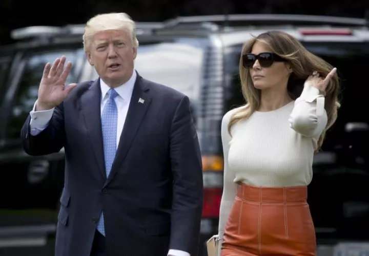 Donald T y Melania Trump.  EFE