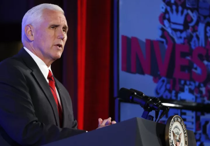 Vicepresidente Mike Pence. AP