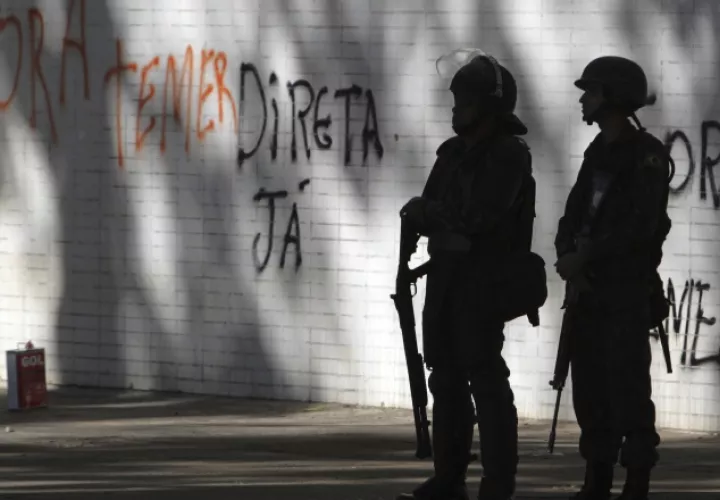 Custodian edificios federales brasileños. /Foto AP