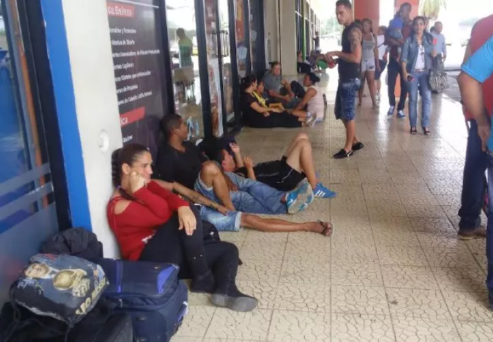 La mayoría de los cubanos que permanecen en el albergue son los que estaban en Cáritas Panamá. /Foto José Vásquez 