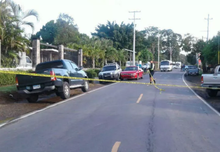 El incidente se registró en el distrito David. Foto: José Vásquez. 