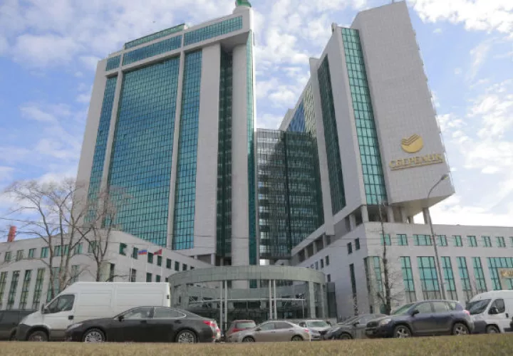 Las instalaciones del Sberbank, fueron afectadas por el ciberataque. FOTO/AP