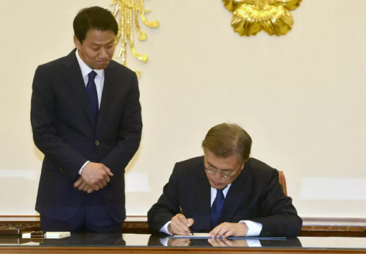 Nuevo presidente de Corea del Sur Moon Jae-in. FOTO/EFE