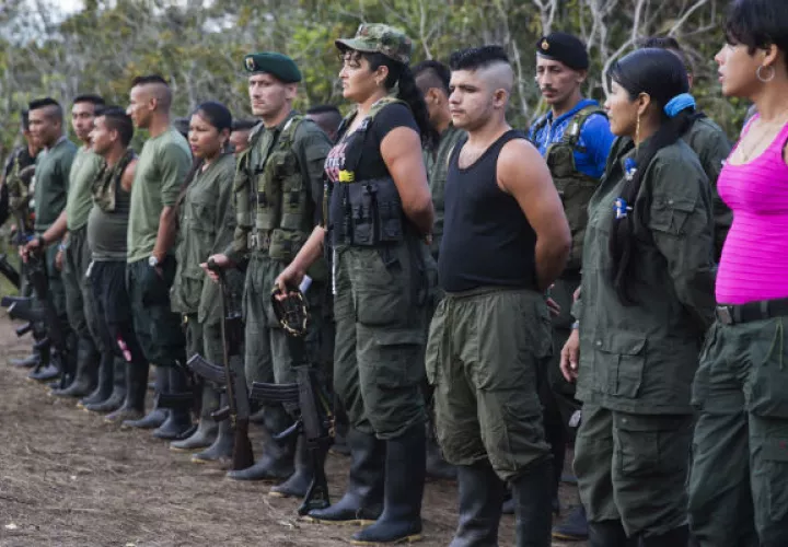 Guerrilleros de las FARC. Foto: Archivo