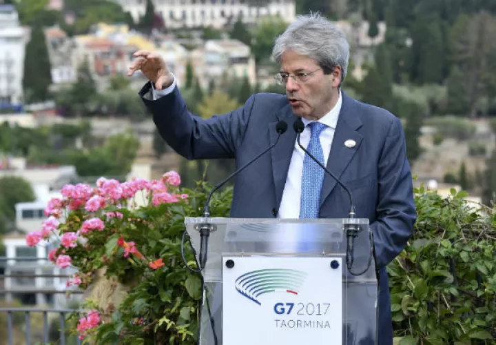 Primer ministro italiano Paolo Gentiloni. FOTO/AP