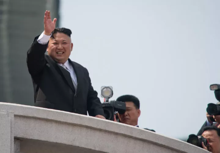 Kim Jong Un, aseguró recientemente que está listo para responderle a EE.UU. FOTO/AFP