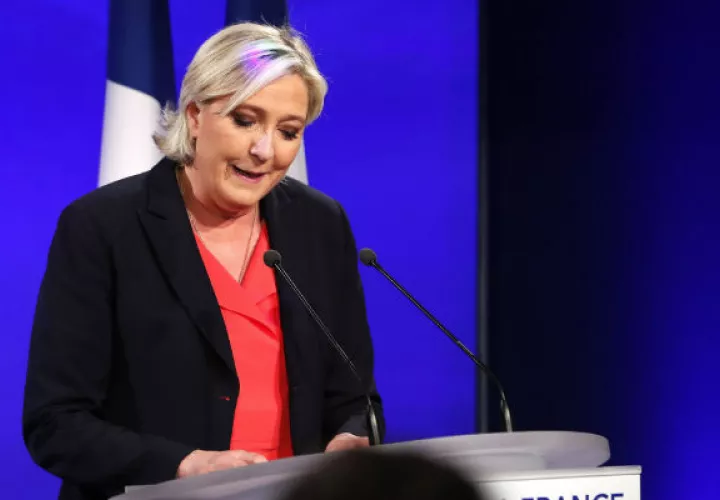 Marine Le Pen, pierde por segunda vez la oportunidad de ser presidente de Francia. FOTO/AP