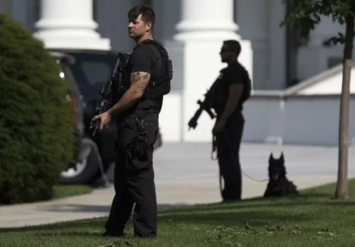 Vigilan la Casa Blanca. Foto: AP