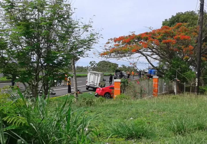 Otra víctima por accidente de tránsito.  