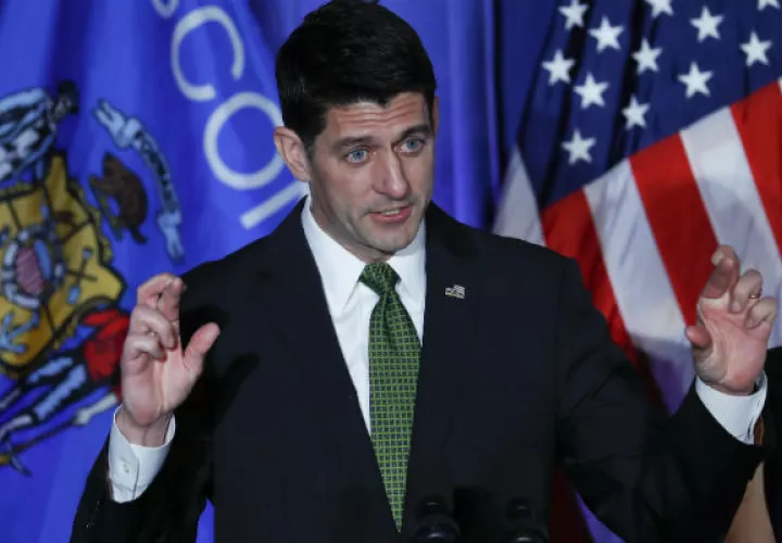 Paul Ryan es el presidente de la Cámara de Representantes.