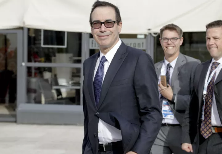 Secretario del Tesoro de Estados Unidos, Steven Mnuchin. FOTO/AP