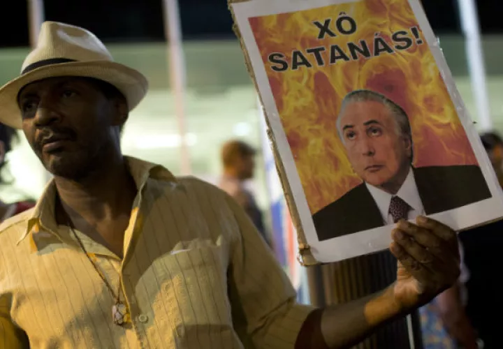 La ciudadanía exige la salida del mandatario. FOTOS/AP