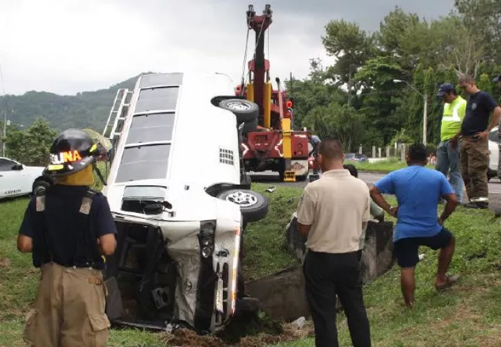 Lugar del accidente /Foto Eric Ariel Montenegro