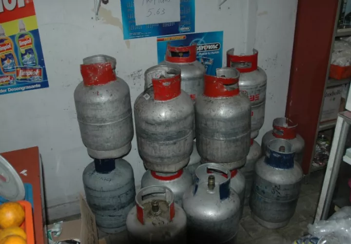 Una sanción recurrente es la  venta o uso ilegal de tanque de gas. Archivo